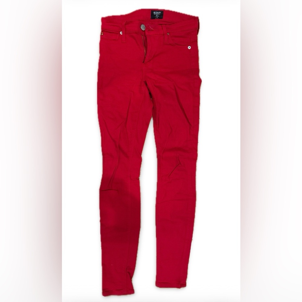 HUDSON 10th Anniversary Nico Skinny Jeans RED3 Made in USA (AWM407DIY, Cut 6675)